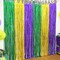 Mardi Gras Party Decorations 2 Pack 3.3 X 6.6 ft Green Gold Purple Metallic Tinsel Foil Fringe Curtains Photo Booth Props Background Decor Backdrop Streamer for Mardi Gras Carnival Birthday